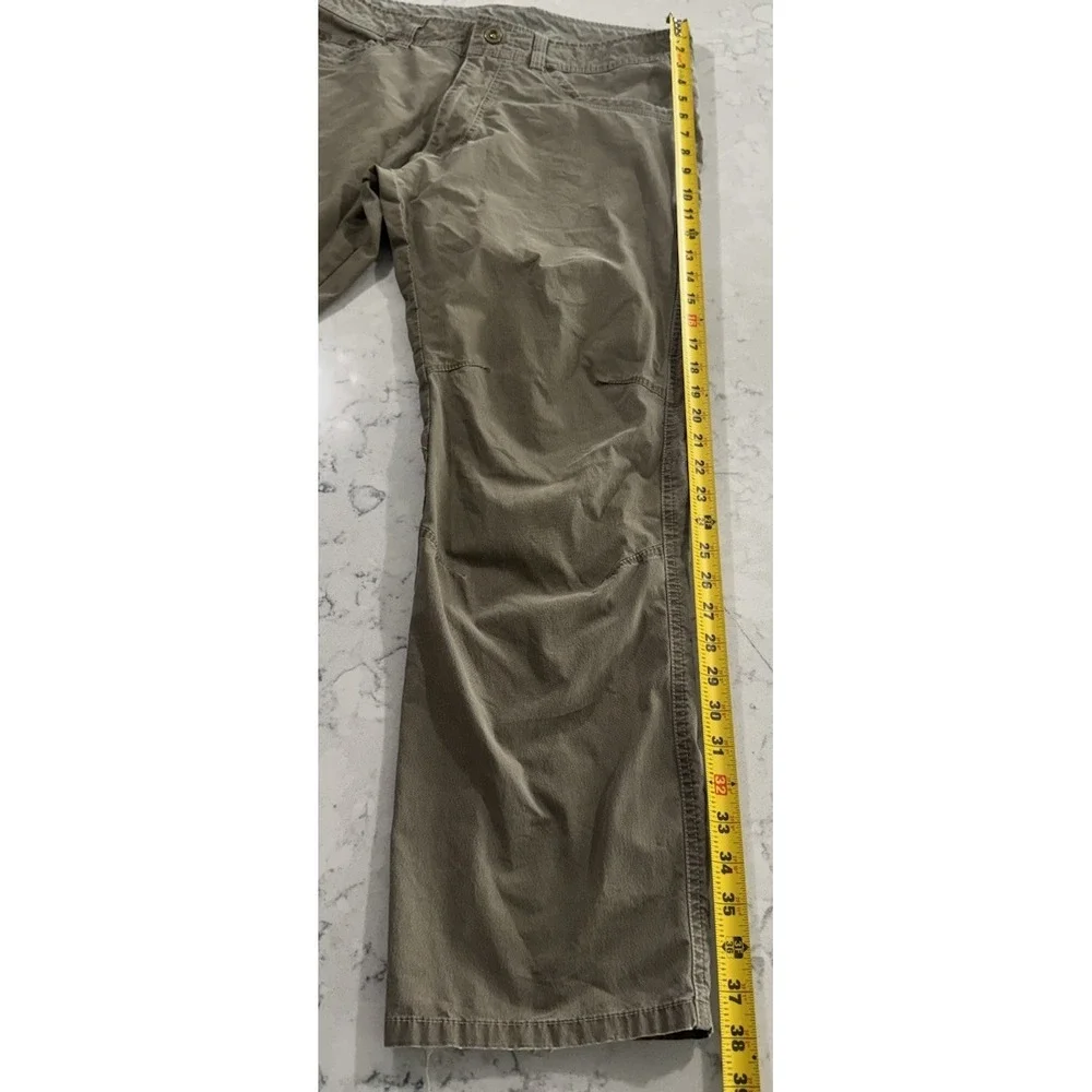 KUHL Revolvr Pants Mens 34x30 Tan Khaki Stretch Straight Leg Hiking Outdoor 5232